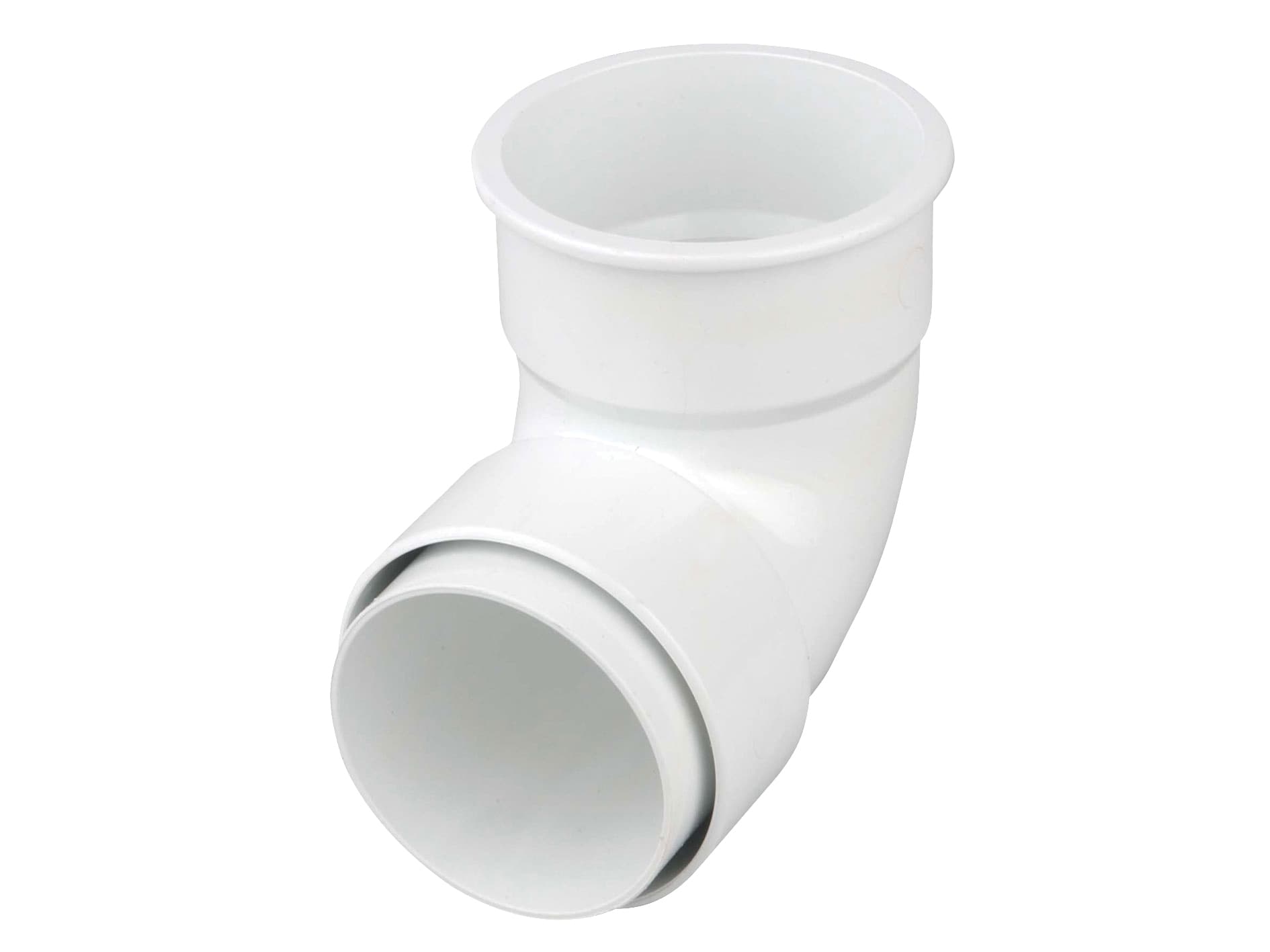 Wavin Osma RoundLine pipe bend 87.5 degree 68mm white 0T161W