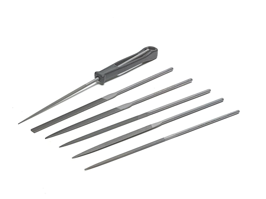 Bahco 2-470-16-2-0 Needle File Set of 6 Cut 2 Smooth 160mm (6.2in) 2-470-16-2-0