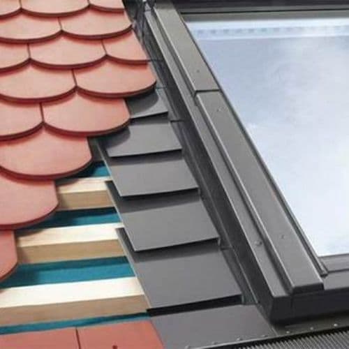 Pitched Roof Window Flashing For Plain Tiles Up To 16mm Thick - 660mm x 1180mm
