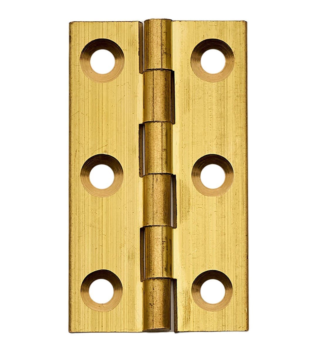 Solid Drawn Brass Butt Hinge - 64x35mm - Self Colour - Pair - Hardware Solutions