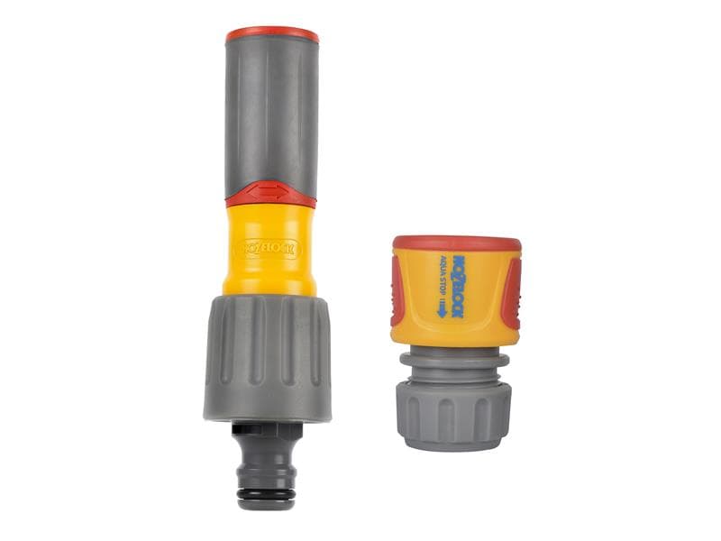 Hozelock 100-100-226 3-In-1 Nozzle & Aquastop Connector