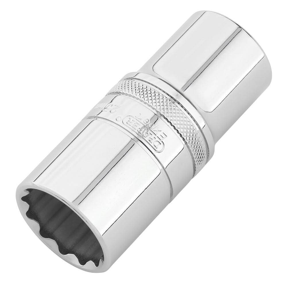 Draper Expert Hi-Torq® 12-Point Metric Deep Socket 1/2in Sq. Dr. 25Mm Pk 1 22424