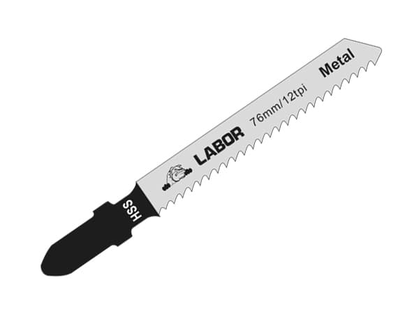 Labor Hss Jig Saw Blades - Metal | 76Mm | Per 5 LABZBJ00200