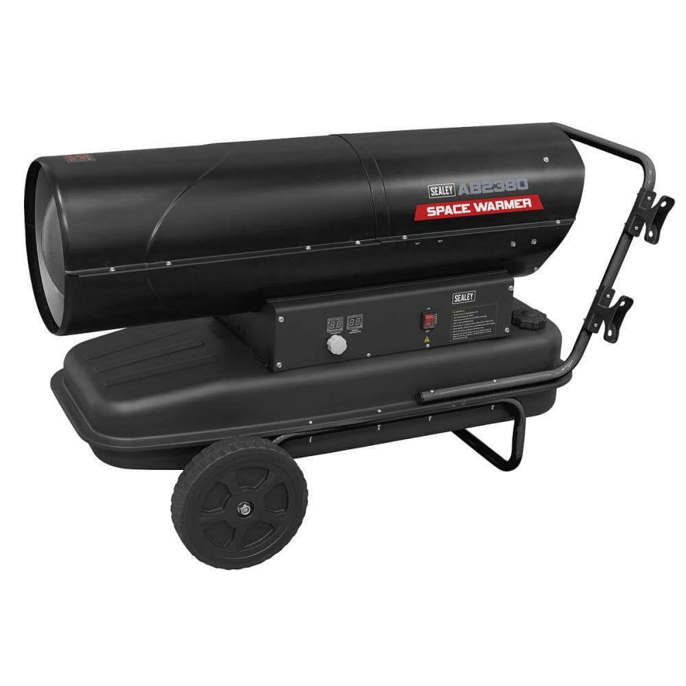 Sealey AB2380 Space Warmer® Kerosene/Diesel Heater 240 000Btu/Hr With Wheels
