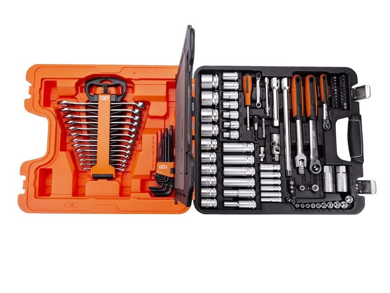 Bahco S103 S103 1/4In &1/2In Dynamic Drive Socket & Spanner Set 103 Piece
