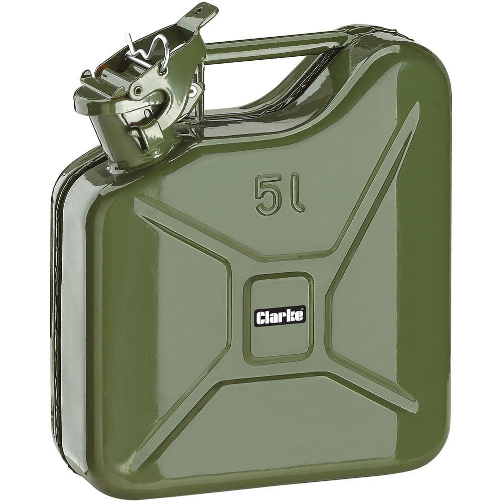 Clarke 7649970 Jc5Lg 5 Litre Fuel Can (Green)