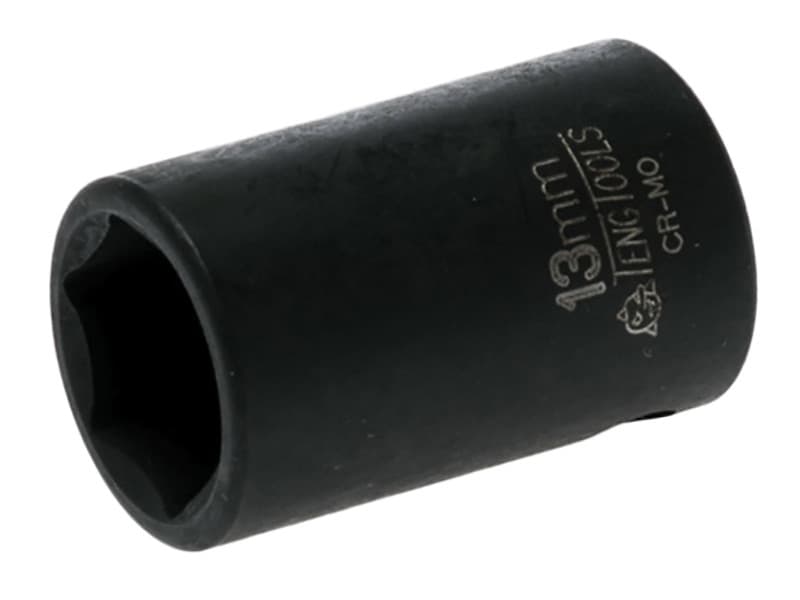 Teng Impact Socket Hexagon 6-Point 3/8In Drive 13Mm