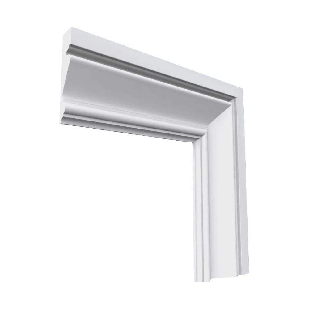Regency A MDF Architrave White Primed 4200mm x 80mm x 18mm