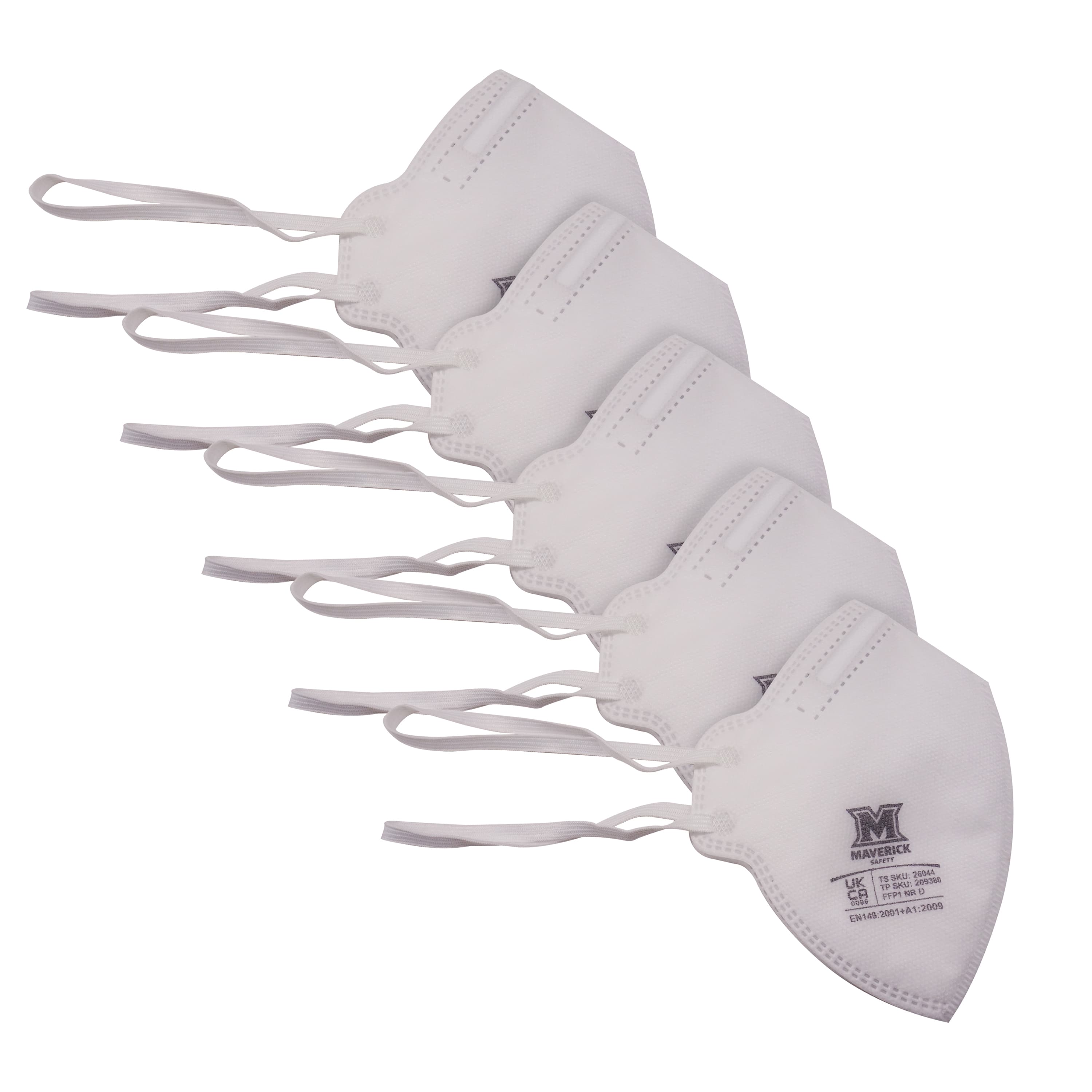 Maverick FFP1 Fold Flat Disposable Face Mask Pack Of 10