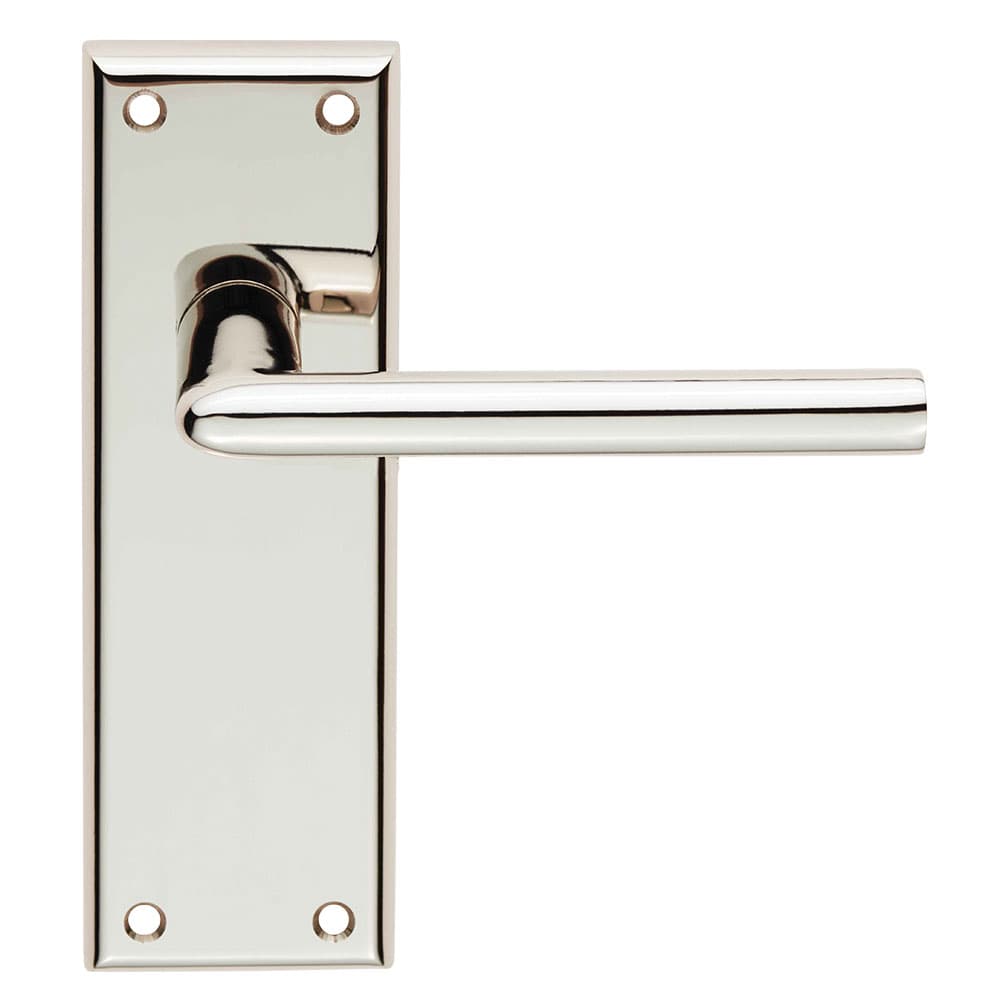 4FireDoors Vogue Lever Handle On Back Plate Chrome