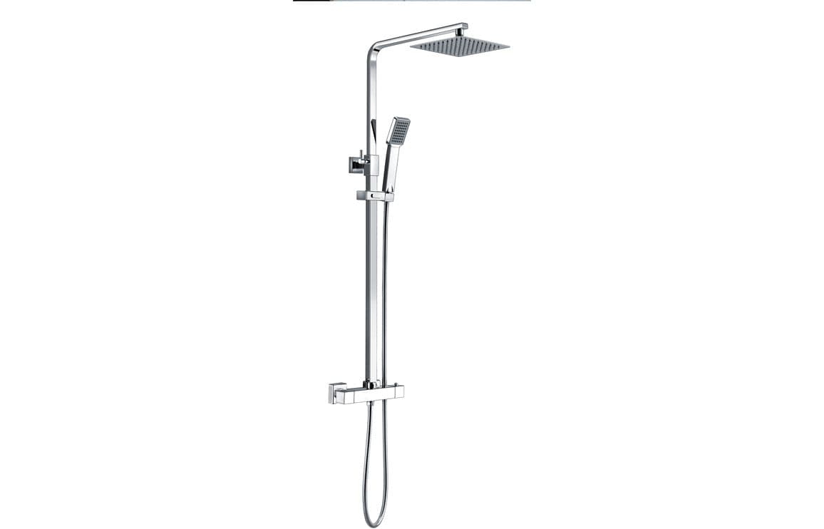 Coronas Thermostatic Bar Mixer w/Riser & Overhead Kit