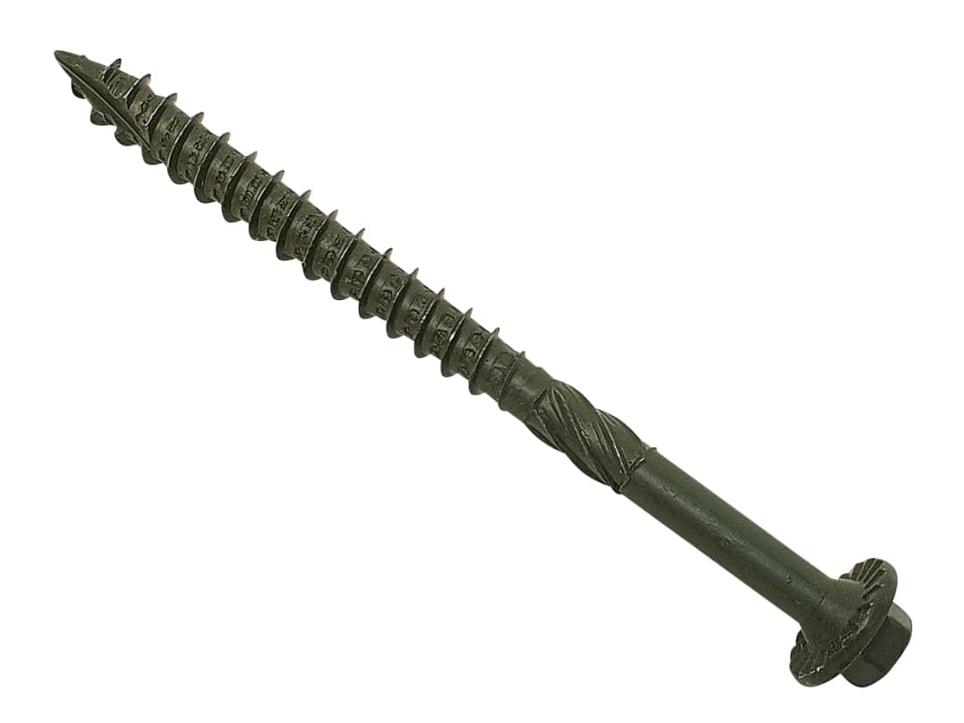ForgeFix Timber Fixing Screws Green Treated 6.3 x 100mm Bag 20 20TF100