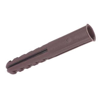 Rawlplugs - No10-No14 Gauge Brown - Box of 100