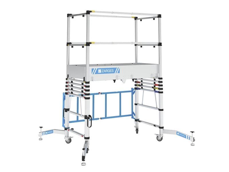 Zarges TT002 Tt002 Teletower Aluminium Telescopic Scaffold Tower With Toeboards
