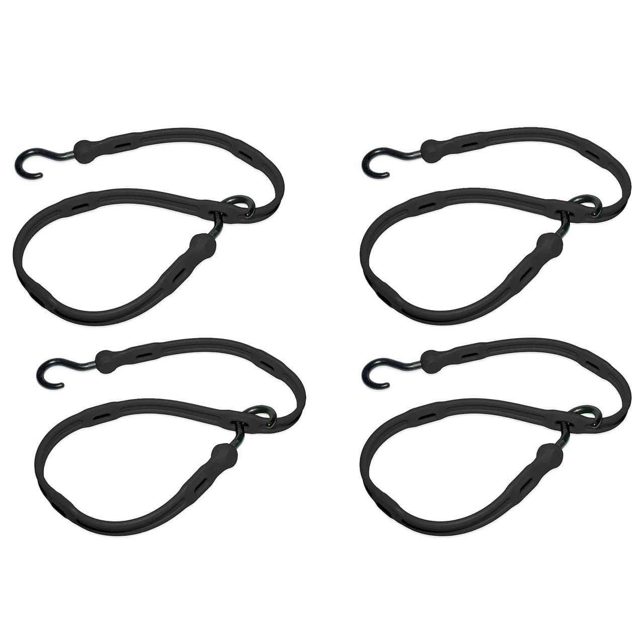 The Perfect Bungee As36Bk4Pk-Bxst Adjust-A-Strap Bungee Cords In Black 91Cm/36In (Pack Of 4)