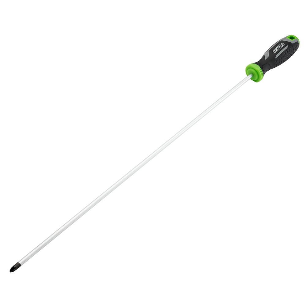Draper Pozi Soft Grip Screwdriver Pz2 X 450Mm Pk 1 13376