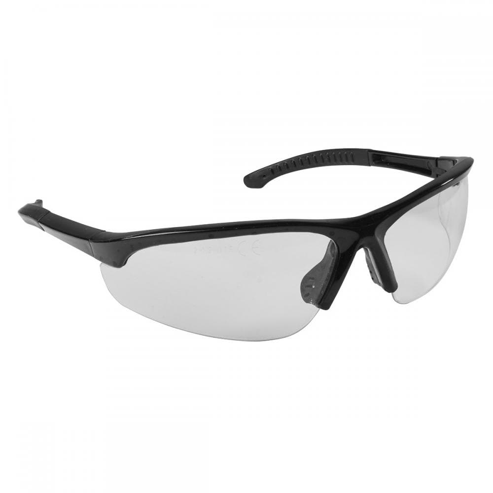 Sealey 9213 Zante Style Clear Safety Glasses With Flexi Arms