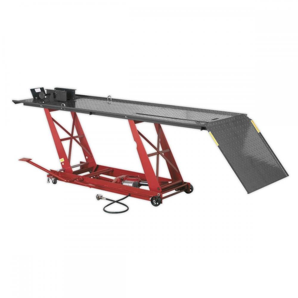 Sealey MC401A Motorcycle Lift 454Kg Capacity Air/Hydraulic