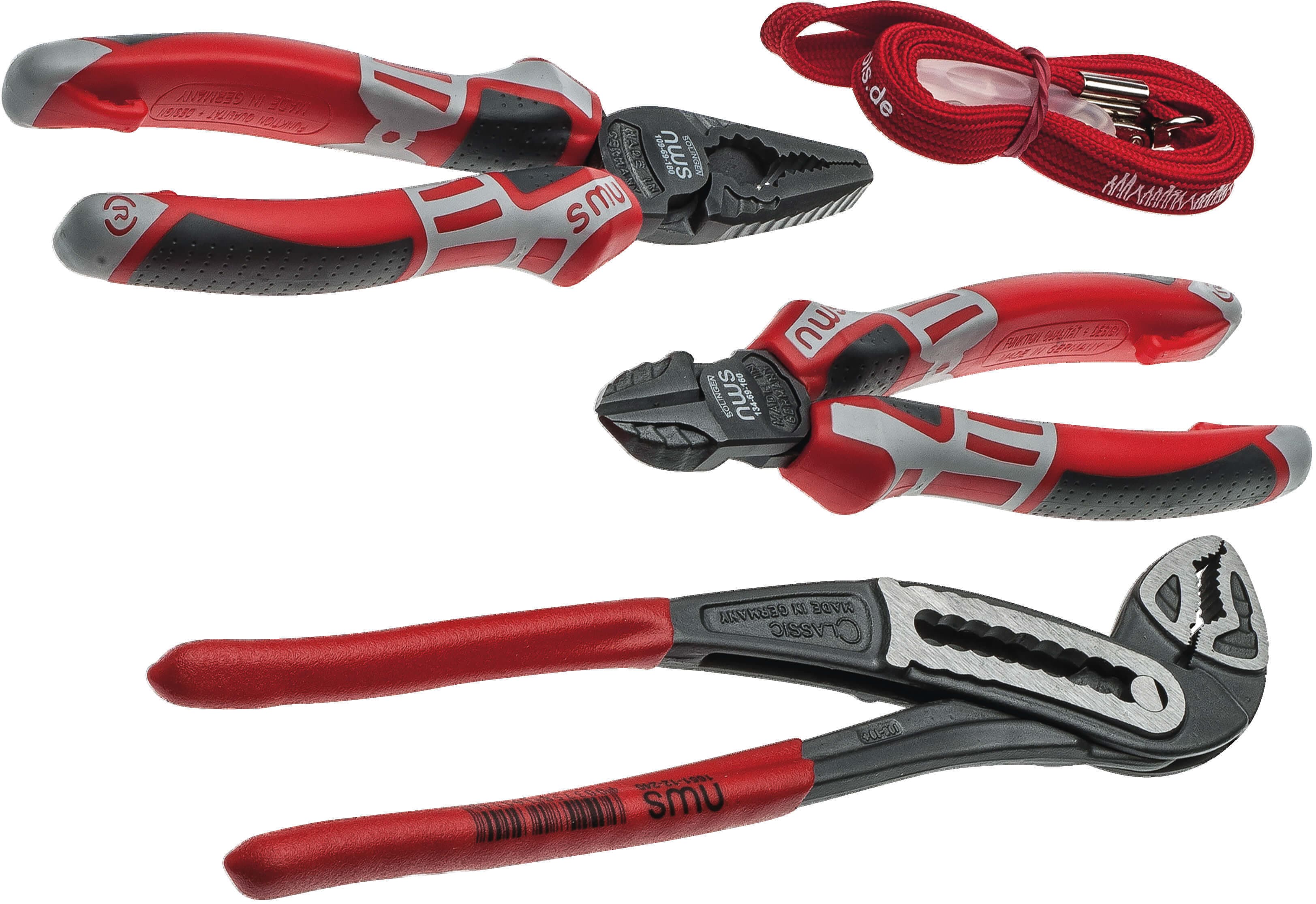 Nws 3 Pcs 3 Component Side Cutter & Plier Set With Classic Waterpump Pliers N745