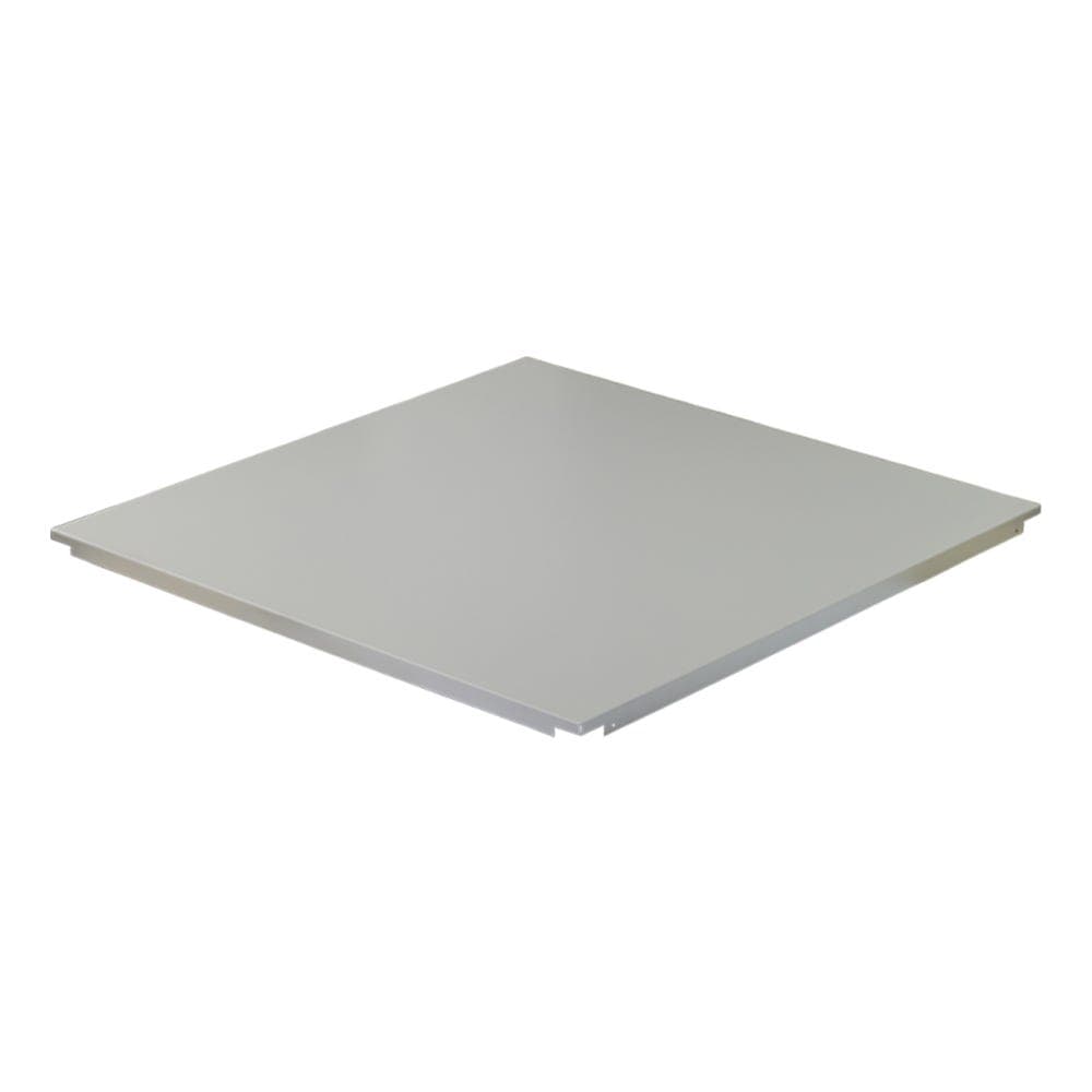 SAS System 130 Plain Surface Metal Ceiling Tile Lay-In Square Edge 594mm x 594mm - Pack of 14 | 4.96m2
