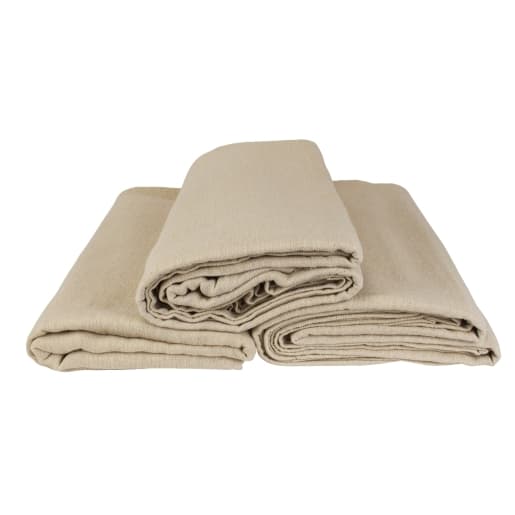 4TRADE Dust Sheet Cotton Twill 2 x 3.6 x 2.71 x 7.2 x 0.9