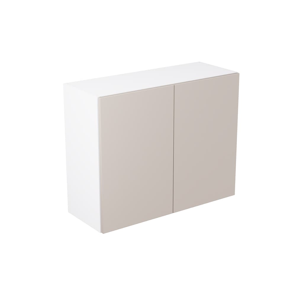 Flatpack 900 Wall Kitchen Cabinet Slab Supermatt Light Grey