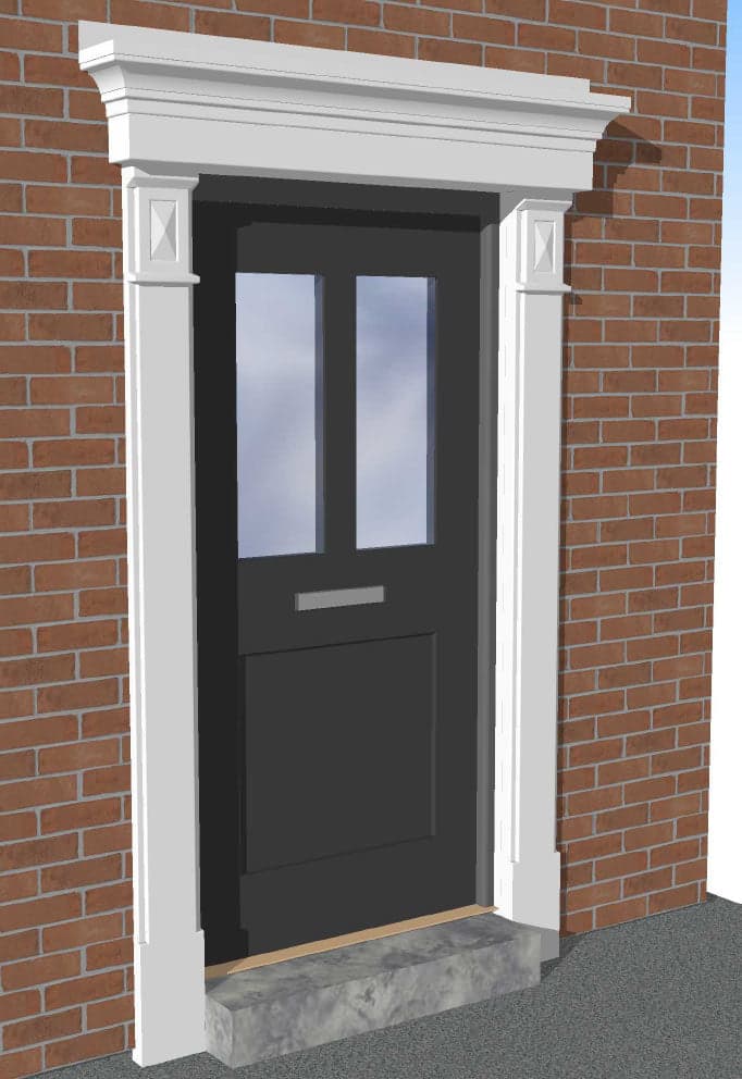 Door Surround and Flat Canopy
