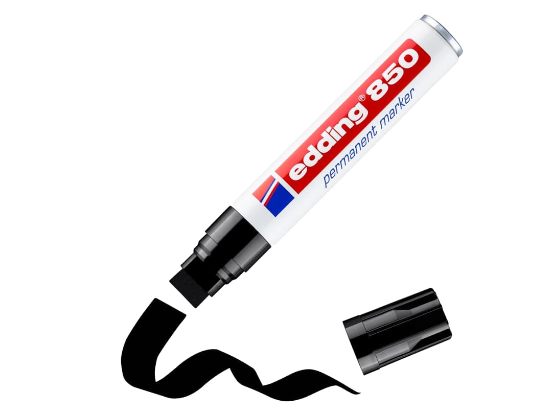 edding 850 Permanent Marker Black 4-850001