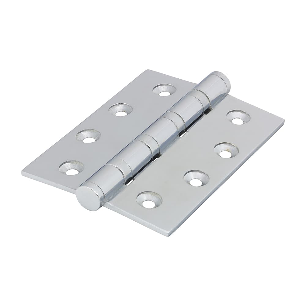 Timco 234050 Performance Ball Race Hinges - Solid Brass - Polished Chrome 102 X 76