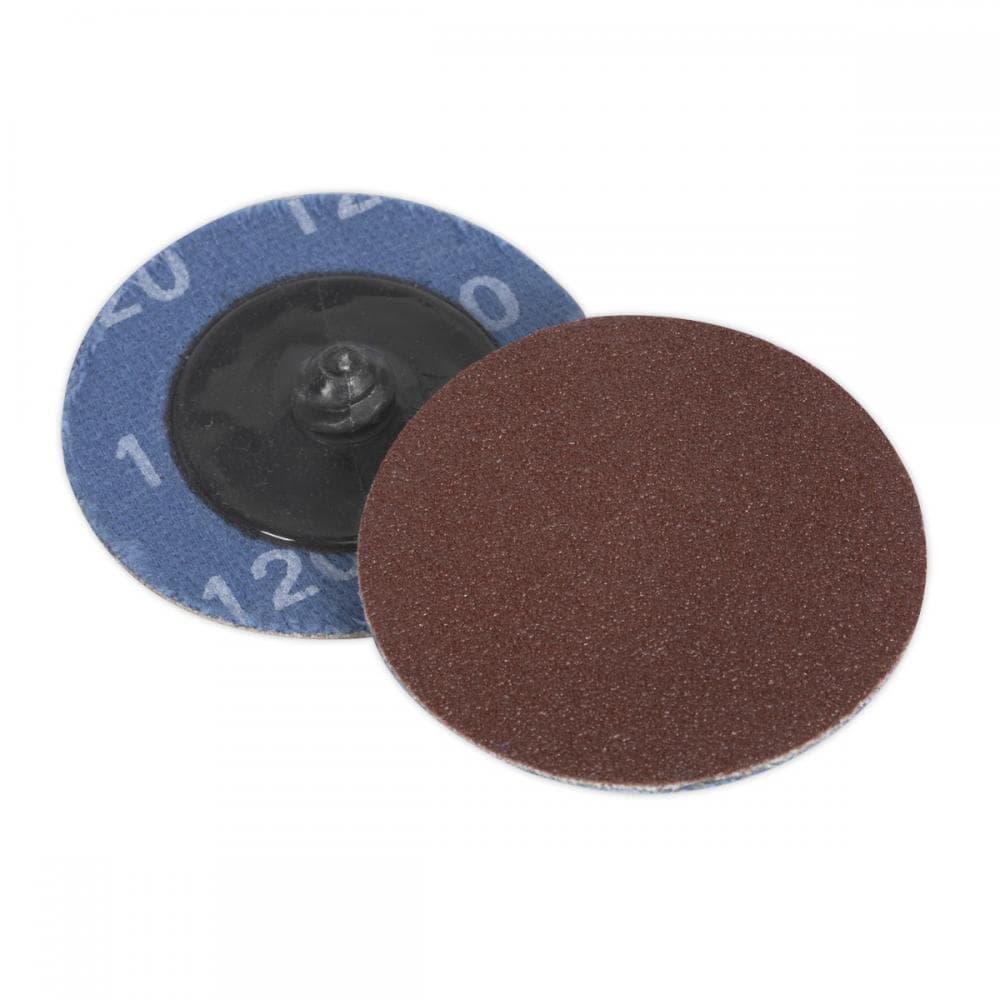 Sealey PTCQC50120 Quick-Change Sanding Disc Ø50Mm 120Grit Pack Of 10