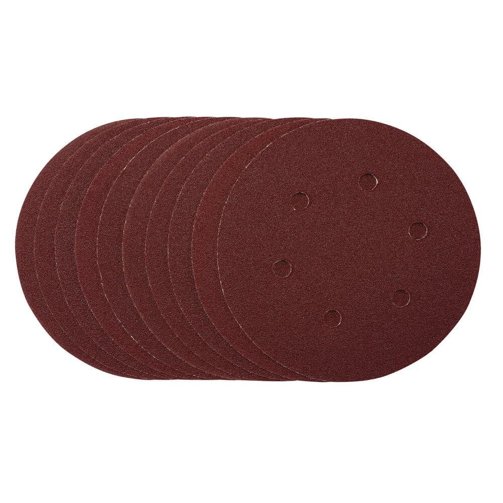 Draper 54888 Sanding Discs 150Mm Hook & Loop 80 Grit (Pack Of 10) each 10