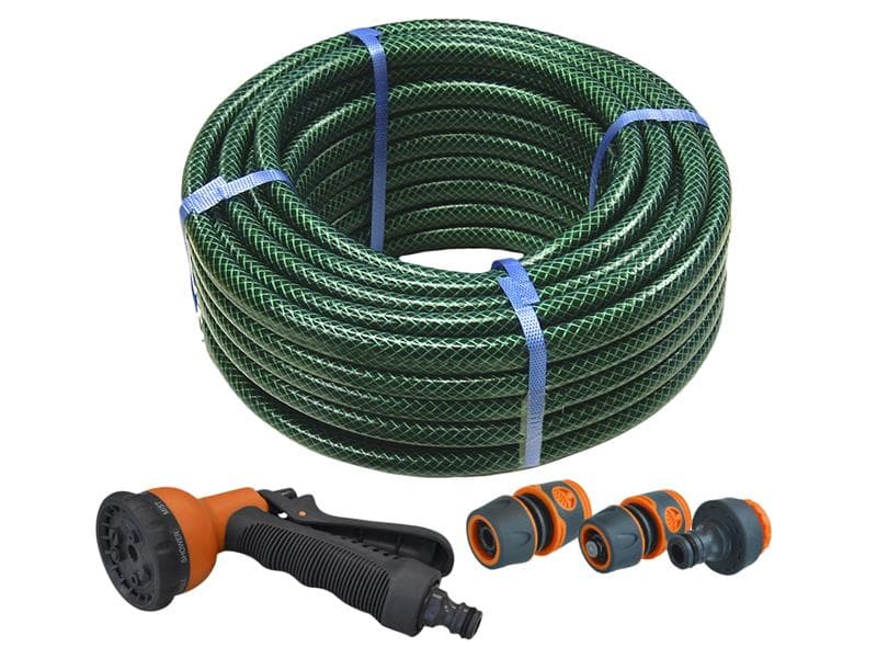 Faithfull 71039.16615.24606 Pvc Reinforced Hose 15M Fittings & Spray Gun