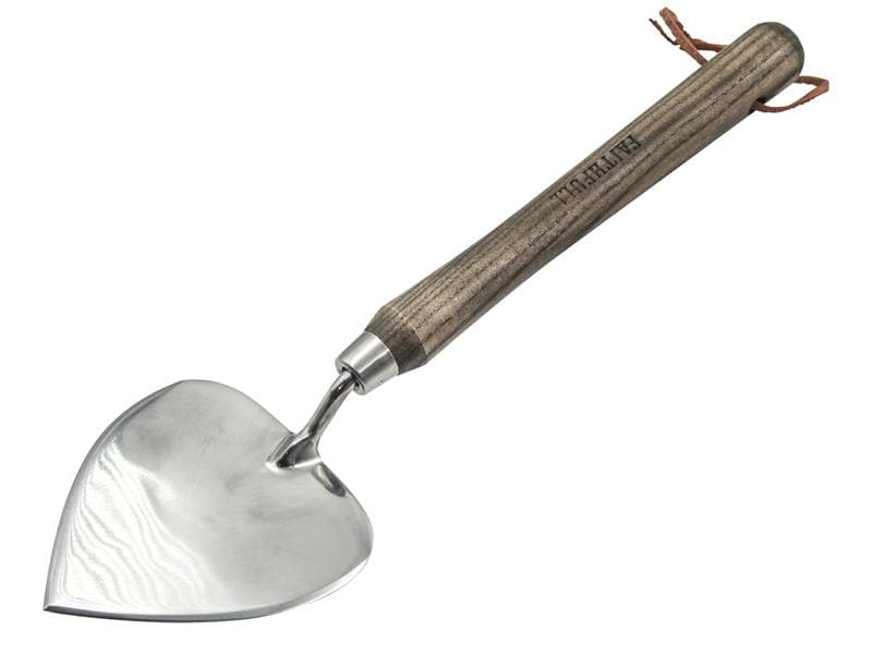 Faithfull Prestige Stainless Steel Dutch Trowel With Ash Handle RI-VRSSFHSTWLH