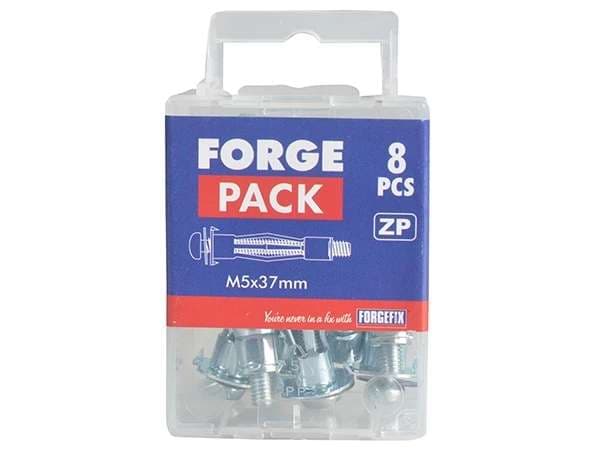 Forgepack FPMCA432 Cavity Wall Anchors - Zinc Plated M4 X 32Mm (Pack Of 16)