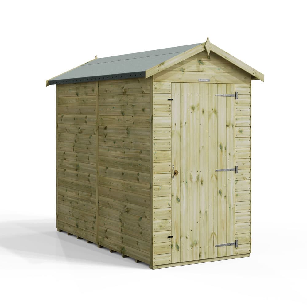 Powersheds 8x4 Premium Powersheds Apex No Windows