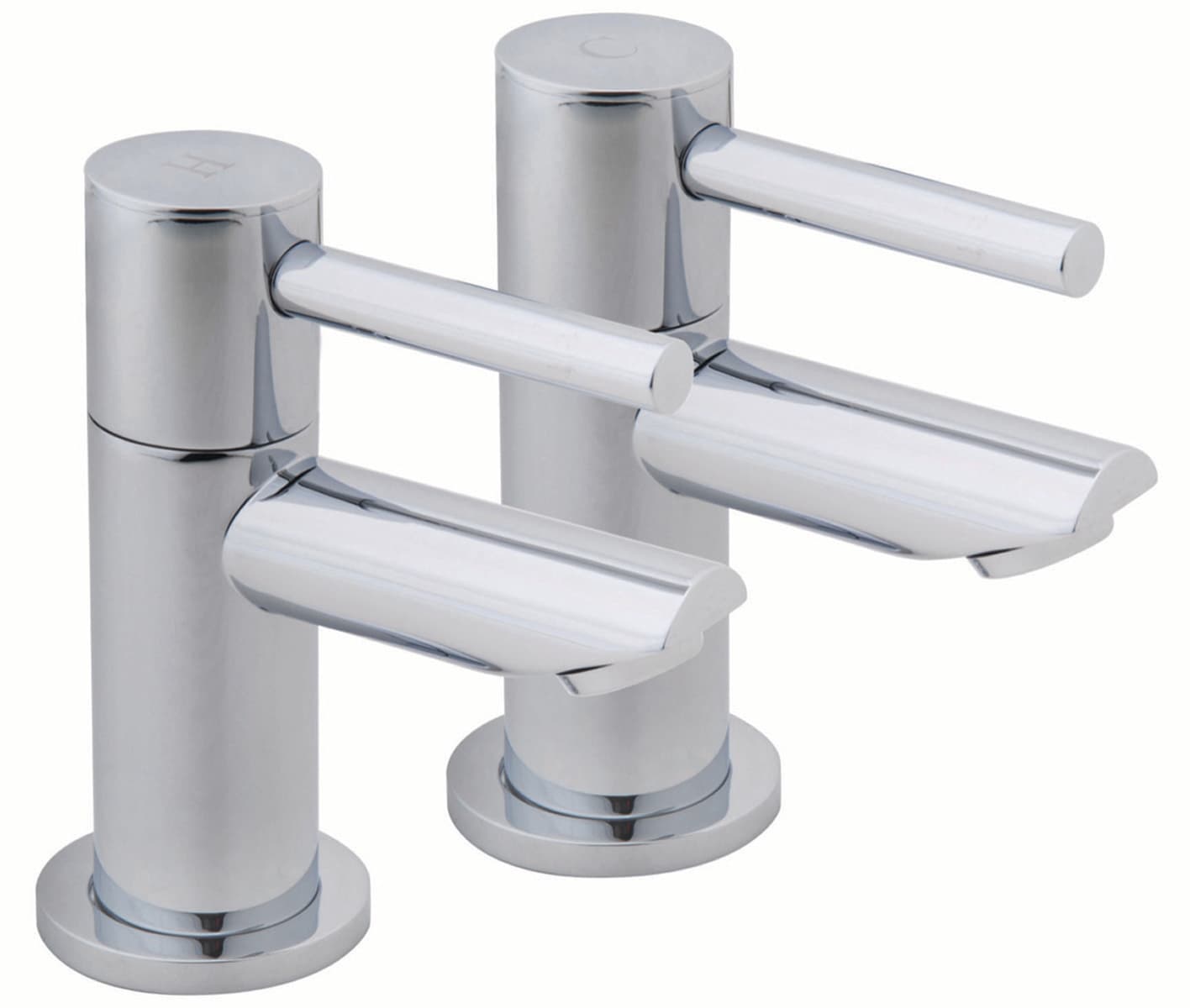 Caldew Aura Bath Taps Chrome