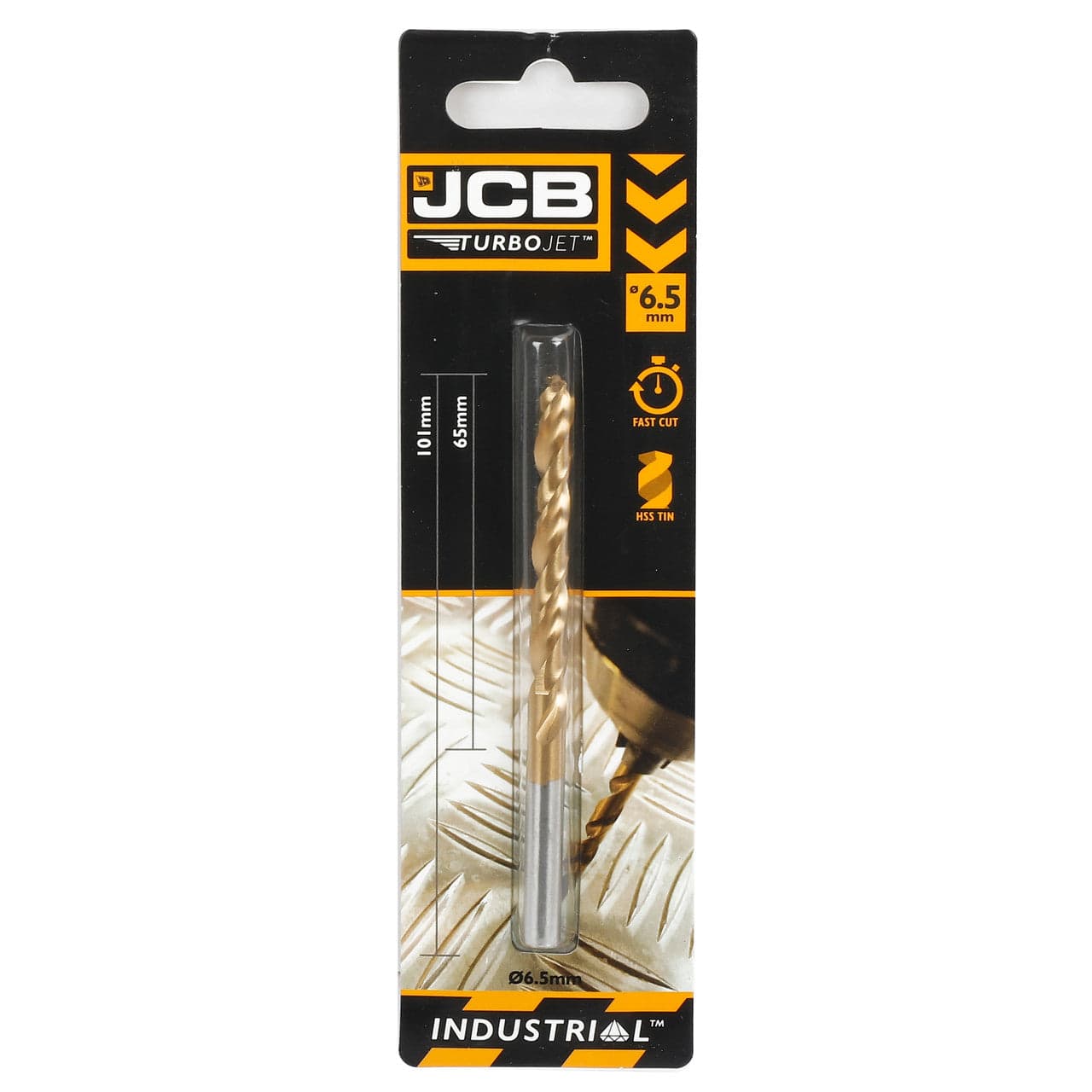 JCB 6.5 x 101mm 7 Point HSS Drill Bit TurboJet | 5055803318758