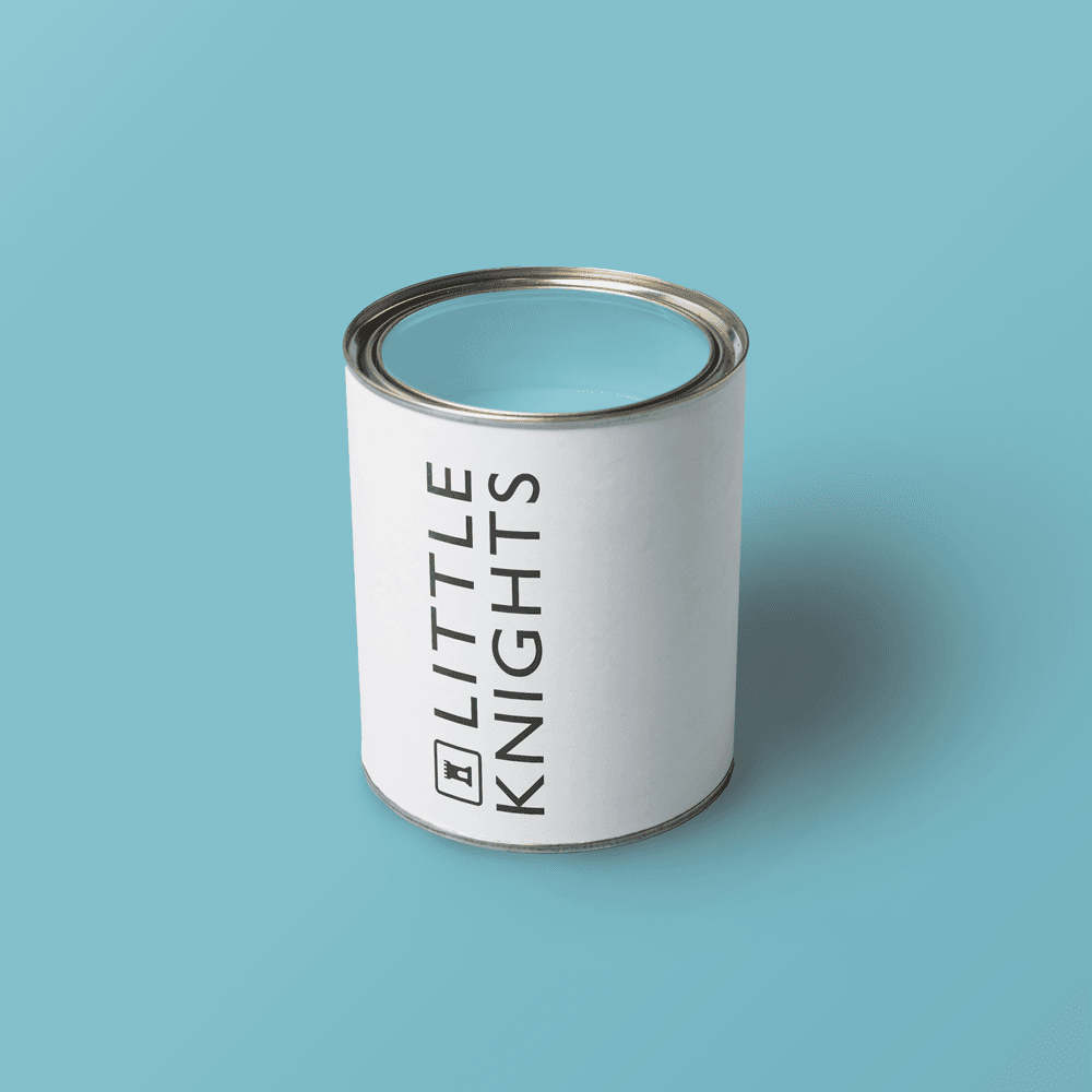 Little Knights - Beach Hut Turquoise Blue - Matte/Eggshell/Silk/Satin/Gloss Interior Paint