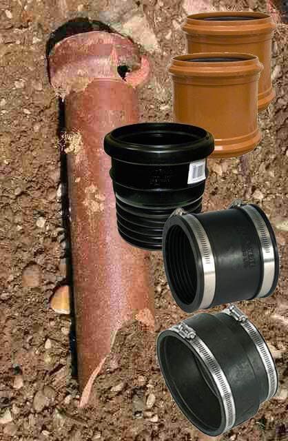 FloPlast PVC, Clay & Cast Iron Pipe Repair Kit - 110mm