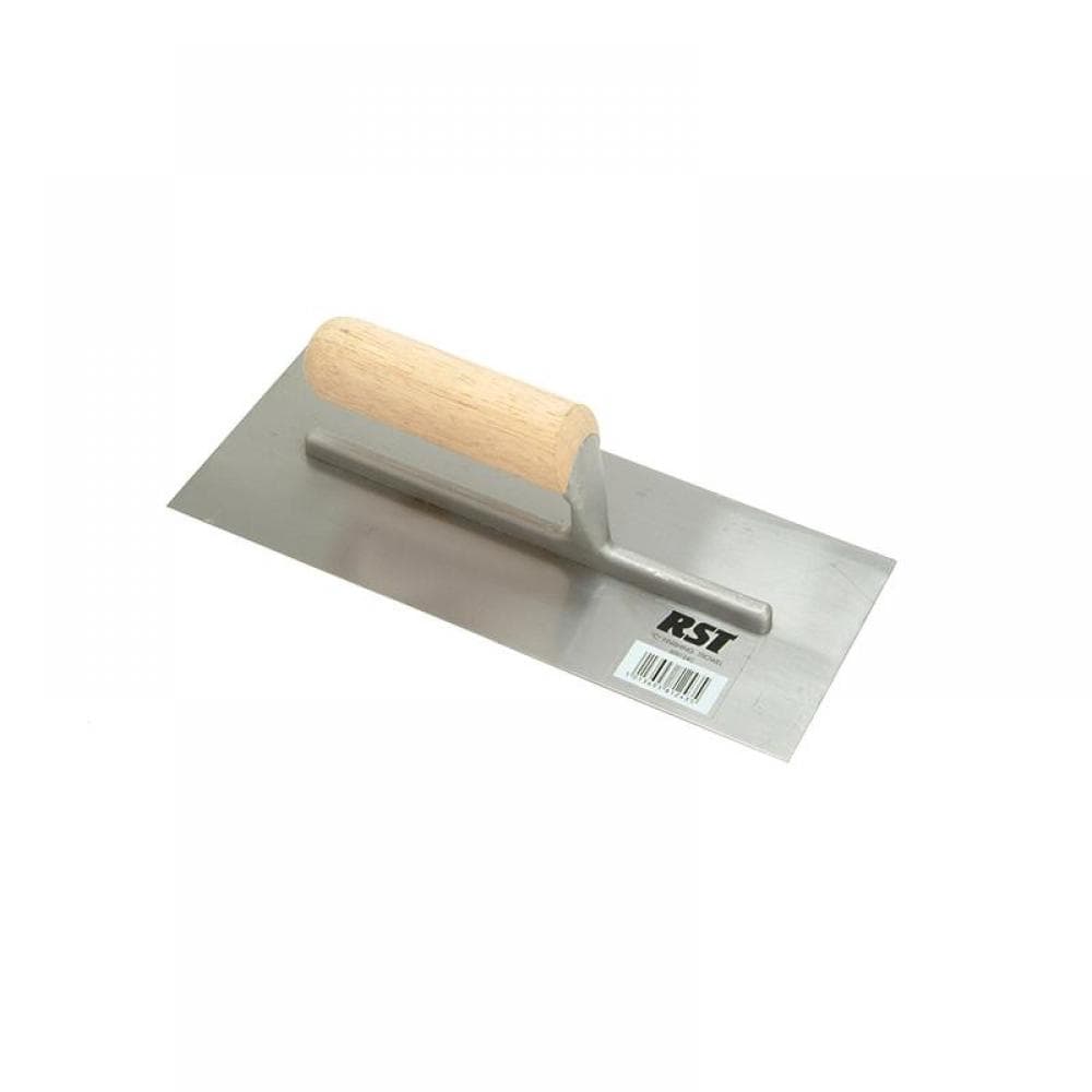 R.s.t. RTR124C Plastererfts Finishing Trowel Straight Wooden Handle 11 X 4.1/2In