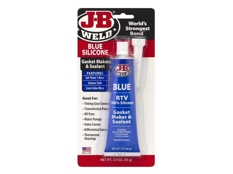 J-B Weld Silicone Gasket Maker & Sealant Blue 85G 31316UK
