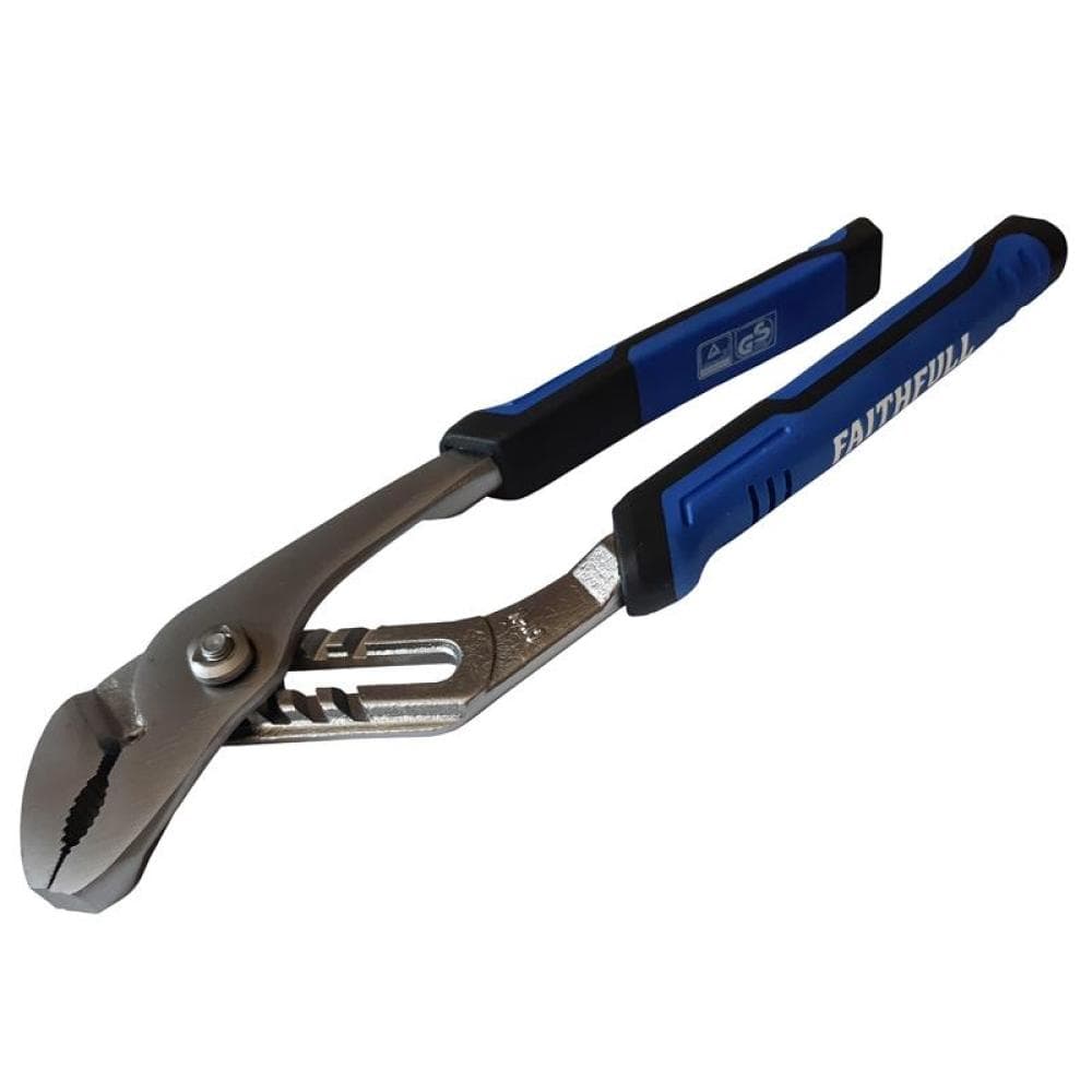 Faithfull Soft Grip Water Pump Pliers 250Mm