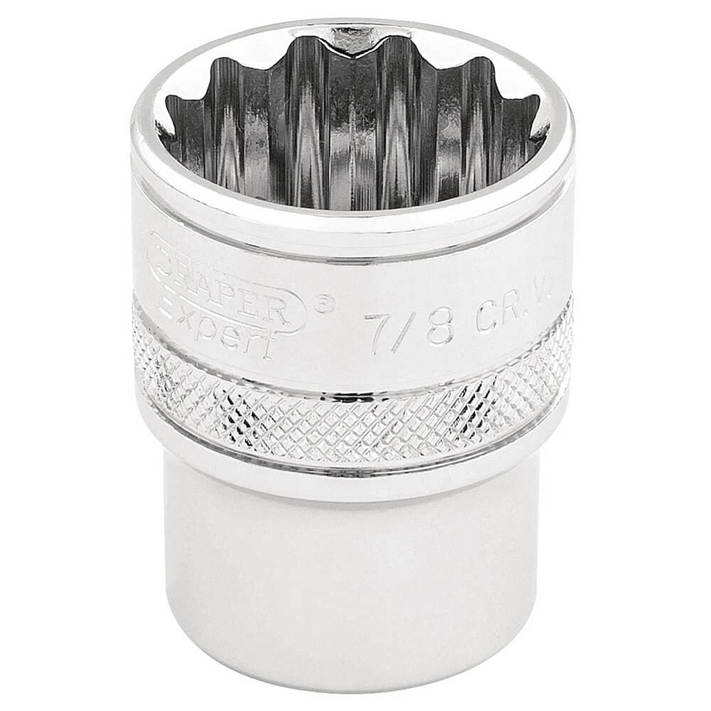 Draper Expert 49483 Hi-Torq® 12 Point Socket 3/8in Sq. Dr. 7/8in each