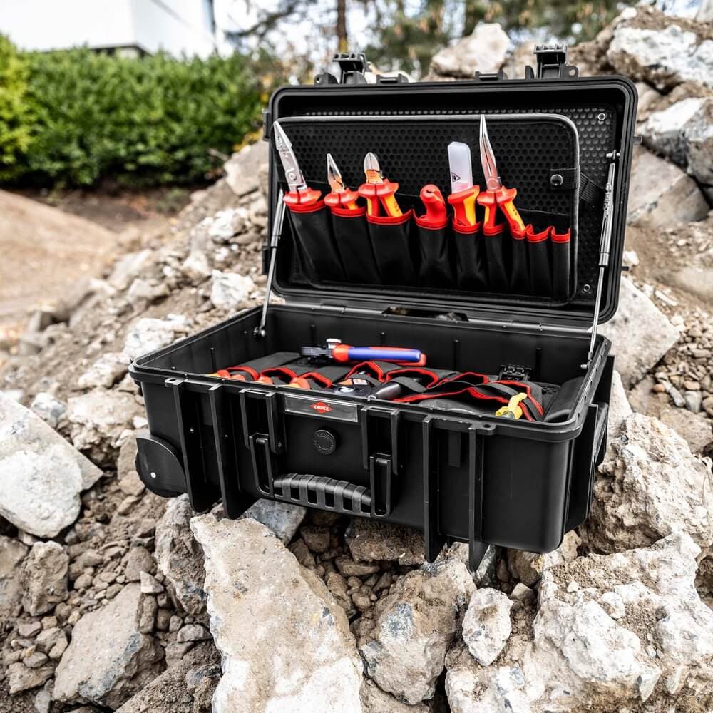 Knipex 00 21 33 E Tool Case inRobust26in Electric 22 Parts 550Mm each 1 13172