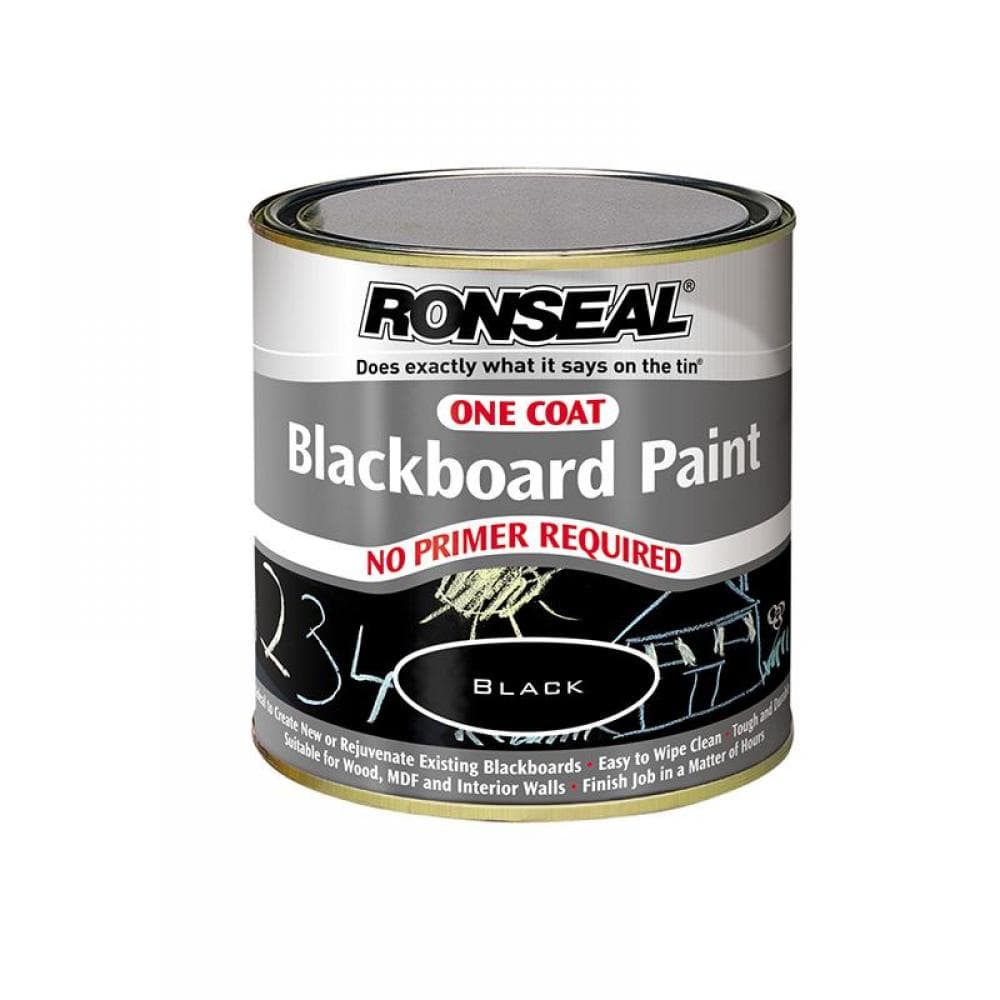 Ronseal 35227 One Coat Blackboard Paint 250Ml