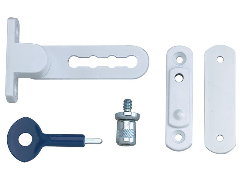 Yale Locks 710117105071 P117 Ventilation Window Lock White Finish Pack Of 1