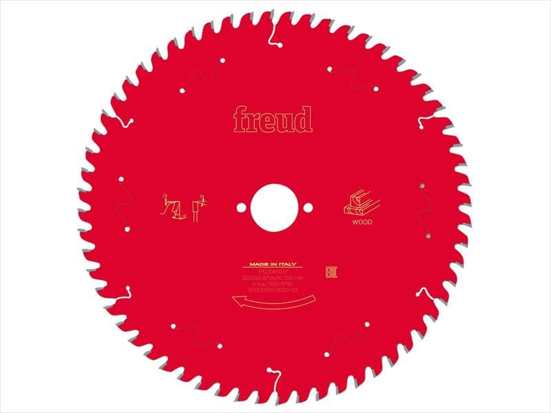 Freud F03FS09776 Wood Table Saw Blade 250 X 30 X 2.8/1.8Mm X 60T