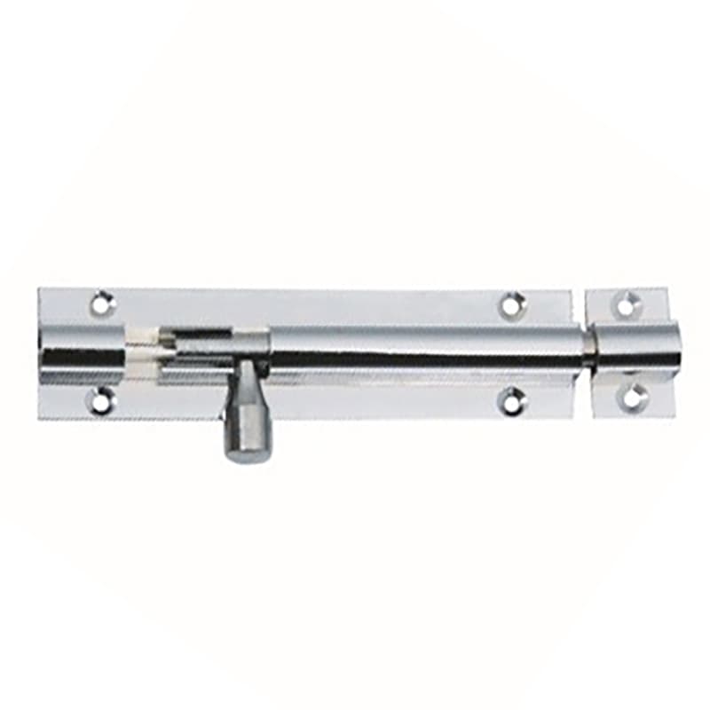 4Trade Barrel Bolt Straight Chrome 100mm