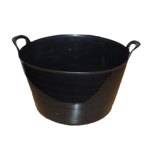 4Trade Builders Tub Black 73 Litre