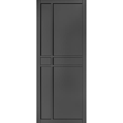 Deanta Dalston Black Prefinished 2040mm x 726mm x 40mm